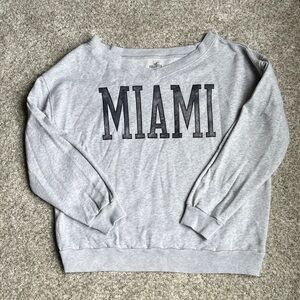 Hollister  Women’s Light Gray Sweatshirt